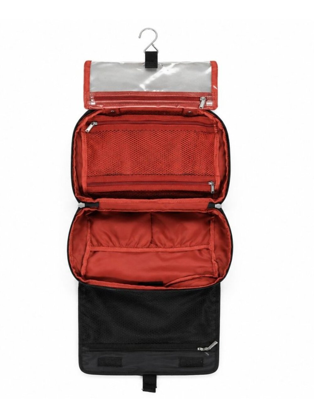 Delsey Paris Hanging Toiletry Bag Travel Organizer Black